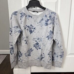 North face floral sweatshirt